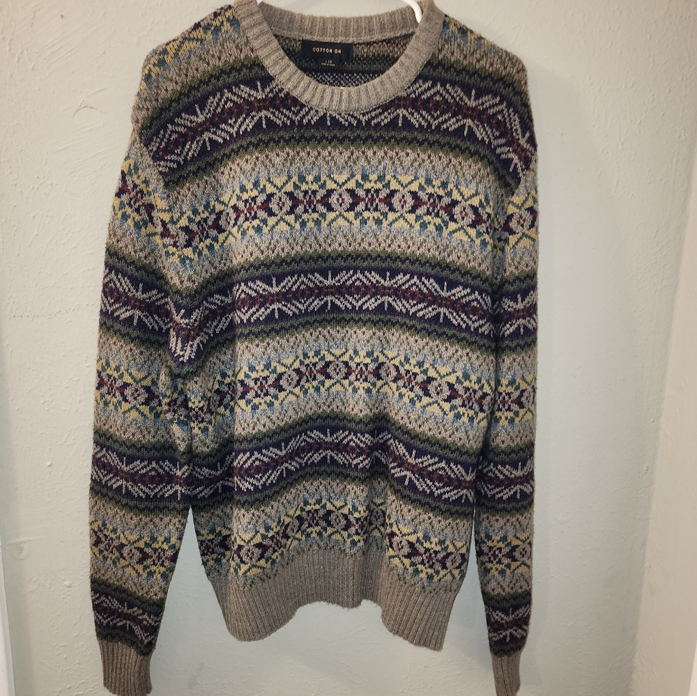 Cotton on Woodland Knit sweater